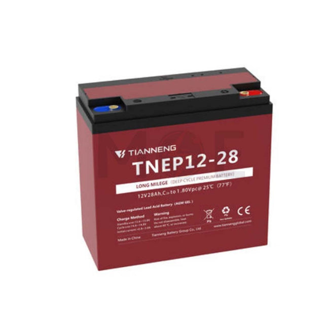 Tianneng Sealed Lead acid AGM Gel Deep Cycle Battery 12V 28Ah | TNEP12-28
