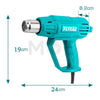 Total Electric Heat Gun with Nozzle Included 2000W | TB200365 سشوار حراري