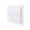 Vents Plastic Grille Shutter For Exhaust Fan 20cm with Optional flange 4-5-6Inch | MV 150VDSشفر غطاء شفاط مربع قابل للتعديل