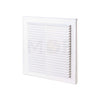 Vents Plastic Grille Shutter For Exhaust Fan 20cm with Optional flange 4-5-6Inch | MV 150VDSشفر غطاء شفاط مربع قابل للتعديل