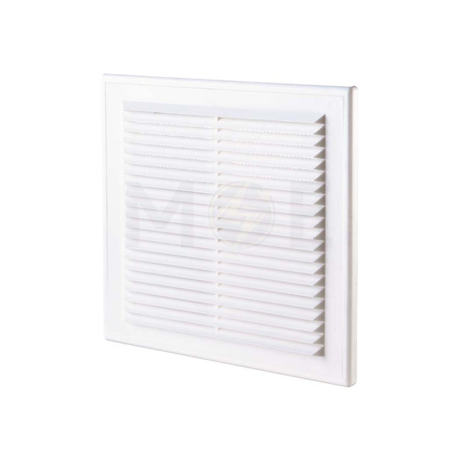Vents Plastic Grille Shutter For Exhaust Fan 20cm with Optional flange 4-5-6Inch | MV 150VDSشفر غطاء شفاط مربع قابل للتعديل