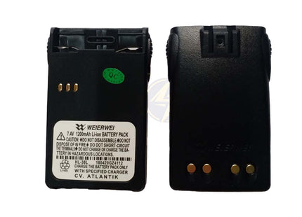 Weierwei VEV-V8,VEV-V6 Two Way Radio Replacement Battery / Walkie Talkie Li-ion 7.4V 1200mAh / 8.88Wh